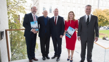 Brian McCrea, Jo Veselsky, Minister Jim Daly, Sabina Brennan and Patrick Prendergast