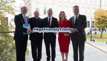 Brian McCrea, Jo Veselsky, Minister Jim Daly, Sabina Brennan and Patrick Prendergast