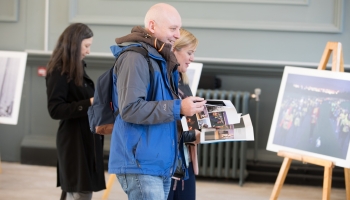 Energy at Any Age photo exhibition Regent House TCD 9.4.18 Pic Paul Sharp/SHARPPIX