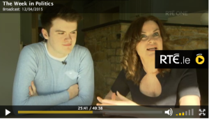 Sabina Brennan, Gavin Brennan, RTE THe Week in Politics, Marriage Equality