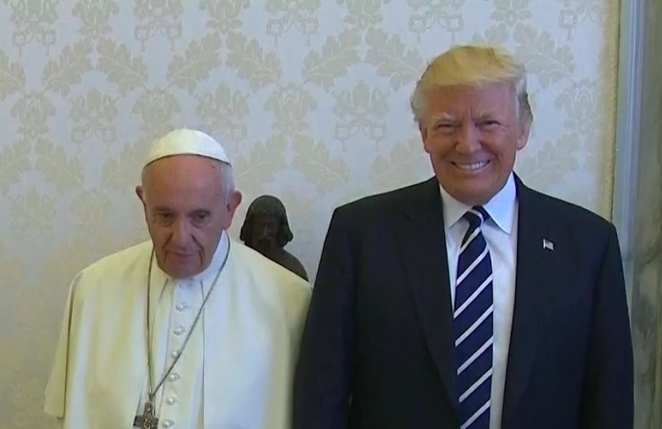 Pope and Trump