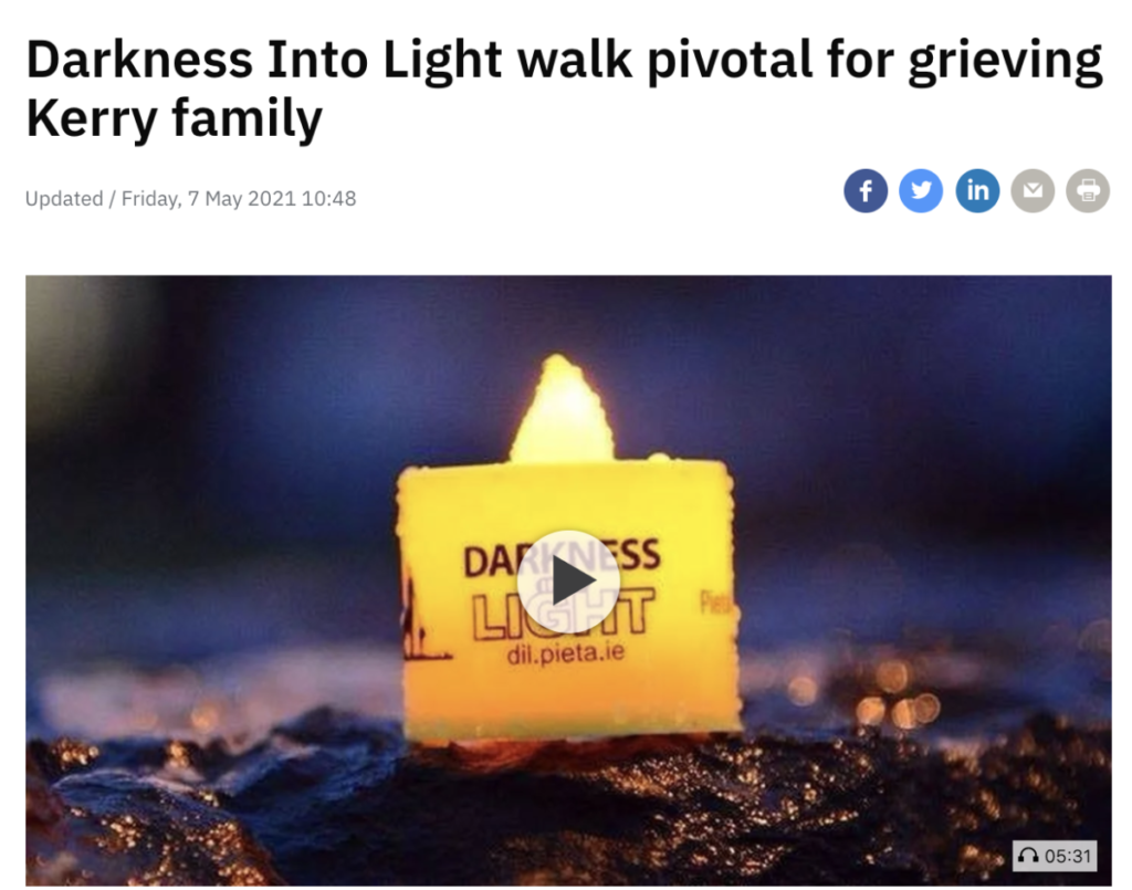 RTE Darkness into light